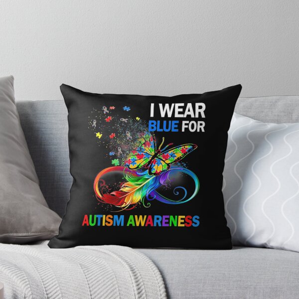 Item preview, Autism Awareness I Wear Blue For Autism Awareness Butterfly  designed and sold by fishingcat19.