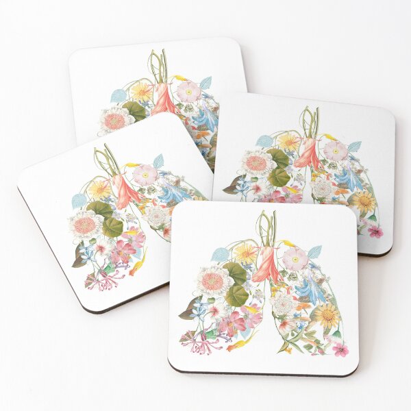 Item preview, Floral Flowers Lungs botanical  designed and sold by CrazyCatx.