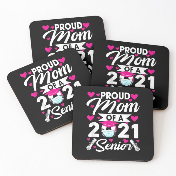 Item preview, Senior 21 Proud Mom Of A Funny Graduation 2021 Face Mask  designed and sold by servantdep.