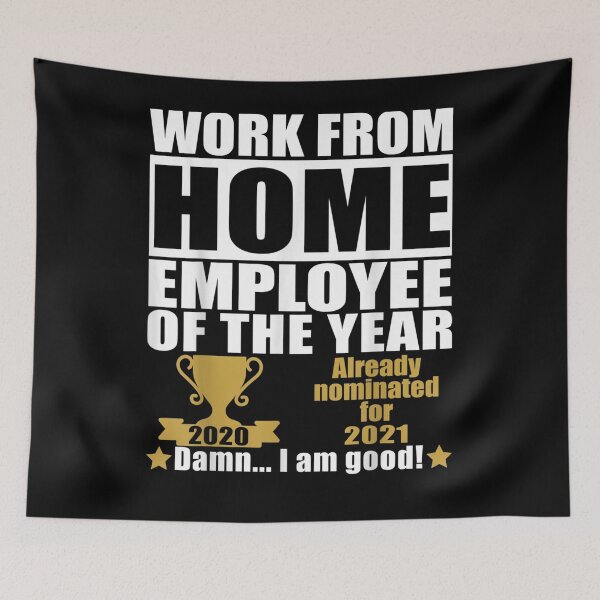 Item preview, Work From Home Employee Of The Year 2020 Nominated For 2021  designed and sold by servantdep.