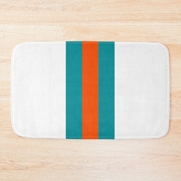 Item preview, Retro American Football Stripes Miami Teal Orange  designed and sold by Sporting Colour.