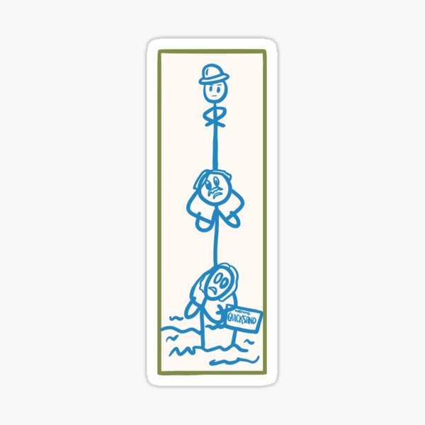 Quicksand Sticker