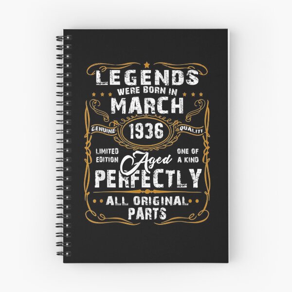 Item preview, Legends Were Born In March 1936 85th Birthday Gifts  designed and sold by fishingcat19.