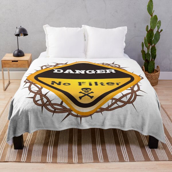 Item preview, Funny Danger No Filter Gift Warning Sign  designed and sold by JustBeStylish.