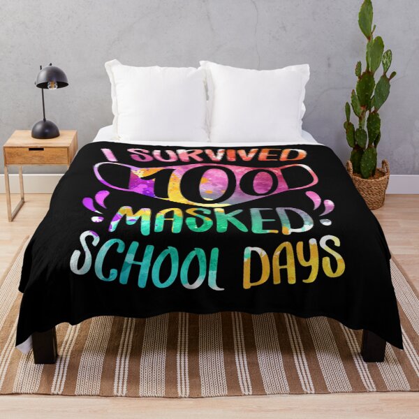 Item preview, I Survived 100 Masked School Days Student Or Teacher designed and sold by fishingcat19.