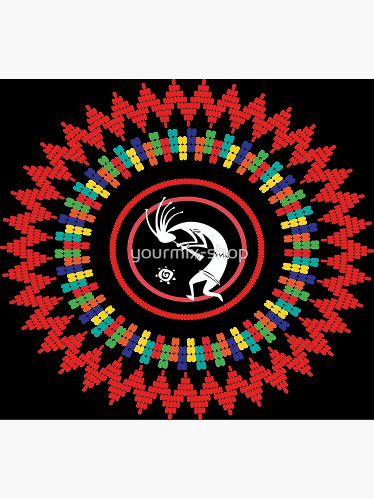 "Kokopelli Indigenous Native American Symbols Flute Player