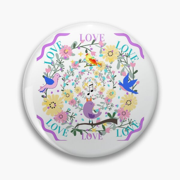 Item preview, Love,white floral bird's nest - birds on the grind designed and sold by Mammanation.