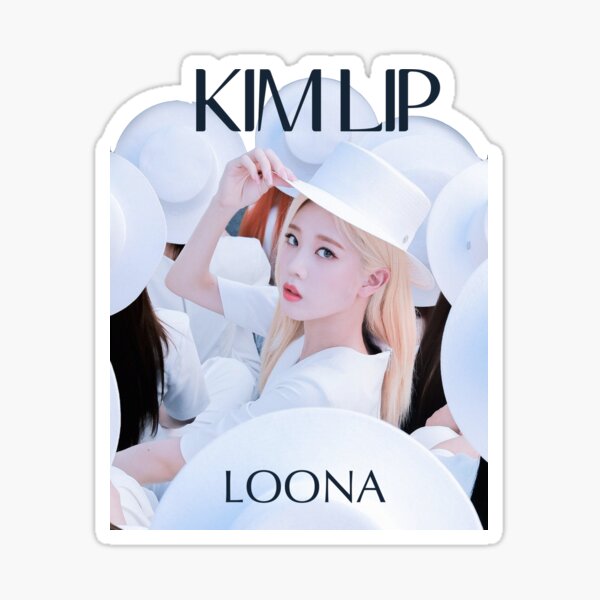 "kim Lip From Loona" Sticker For Sale By Sabriguzman | Redbubble