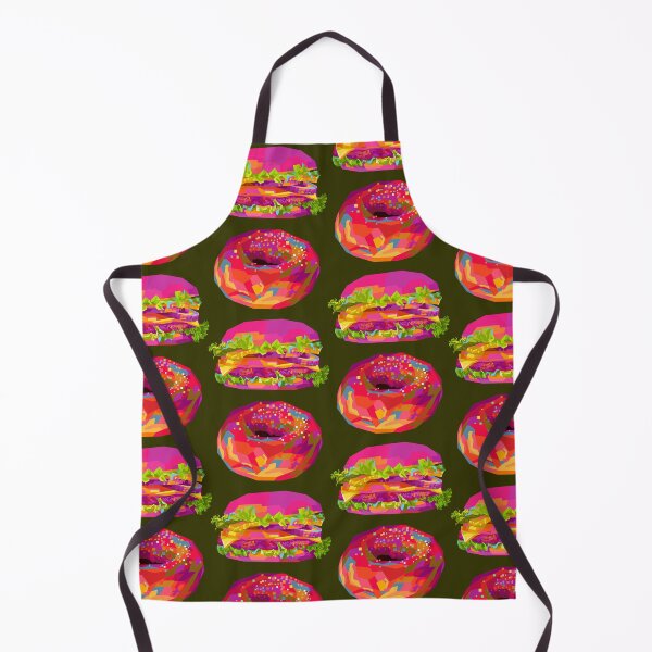 Item preview, Colorful Burger donut Wpap Pop Art Pattern Green background designed and sold by ahmadnusyirwan.