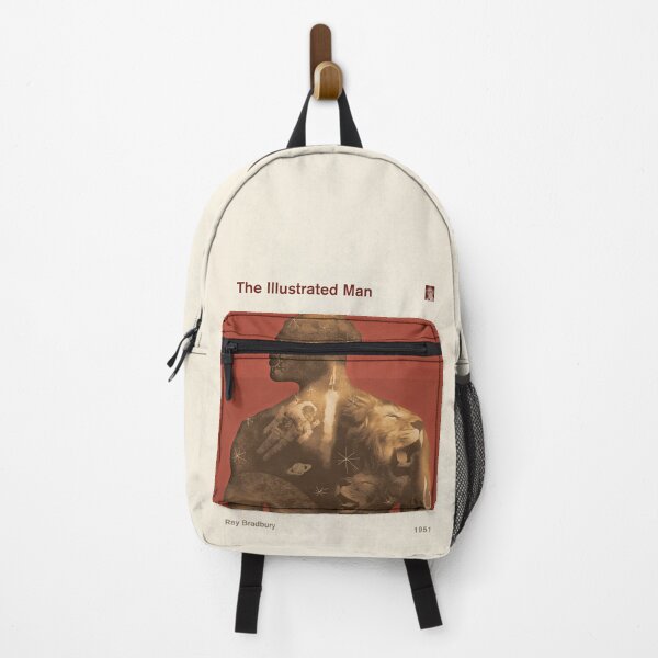 Item preview, The Illustrated Man - Ray Bradbury Sci Fi Literary Art for Book Lovers designed and sold by RedHillPrints.