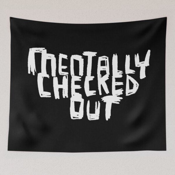 Item preview, Hand Letter: Mentally Checked Out designed and sold by badlydrawnbabe.