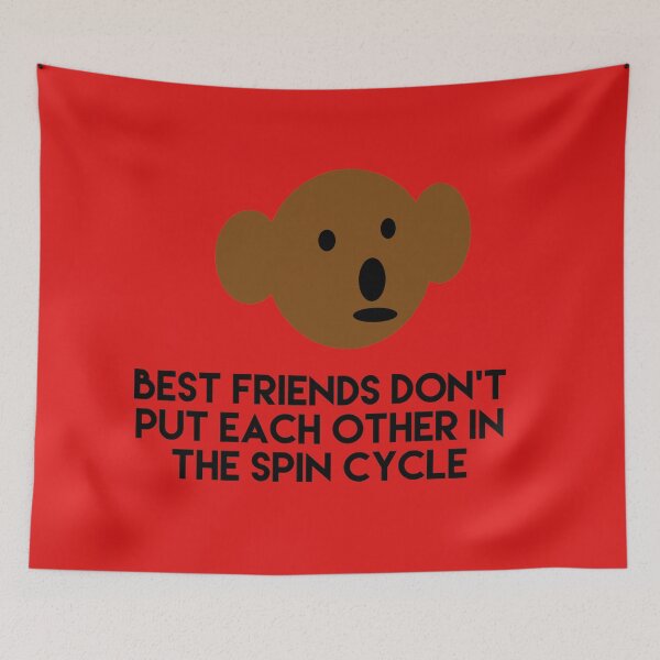 Item preview,  Teddy Bear Best friends dont put each other in the spin cycle designed and sold by headtrackerart.
