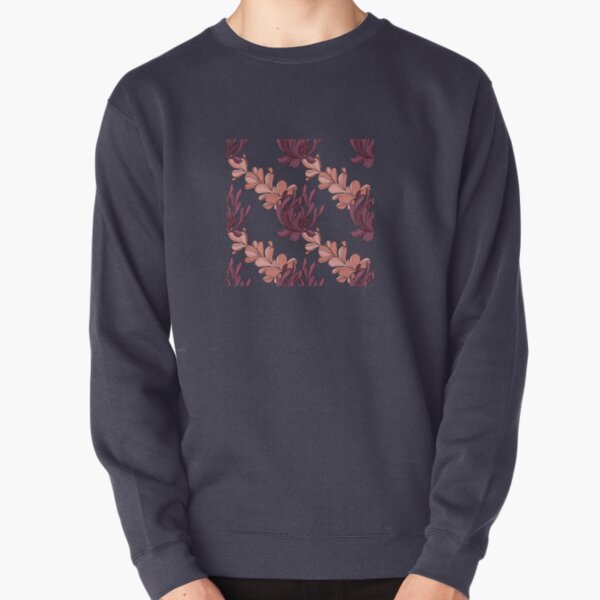 Abstract Leaf Flower's Pullover Sweatshirt