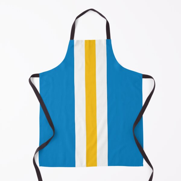 Item preview, Retro American Football Stripes LA Blue, White, Yellow designed and sold by Sporting Colour.