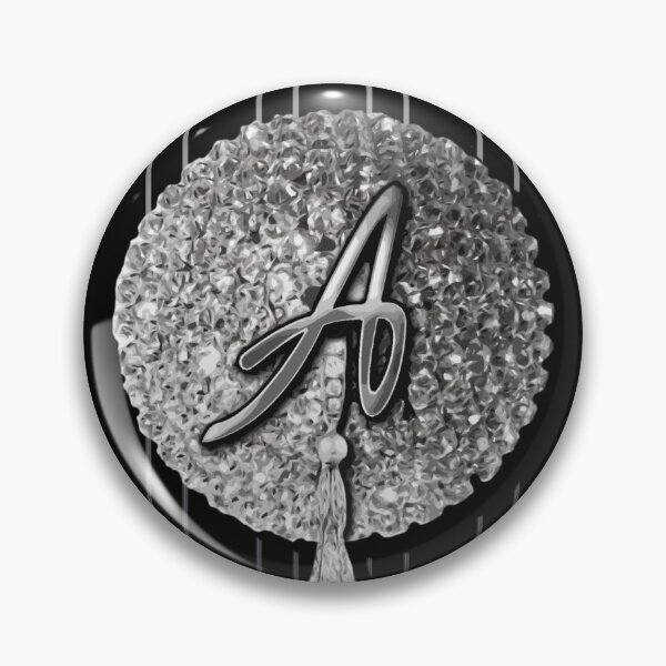 Item preview, Burlesque Letter A - Pastie Tassel Silver designed and sold by Xarah.
