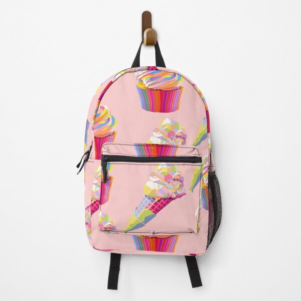 Item preview, Colorful Ice Creams Wpap Pop Art Pattern Light Pink background designed and sold by ahmadnusyirwan.
