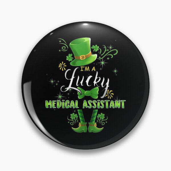 Item preview, St Patricks Day Leprechaun I'm A Lucky Medical Assistant  designed and sold by fishingcat19.