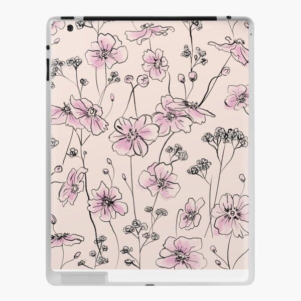 Wild Roses - Pastel colors iPad Skin