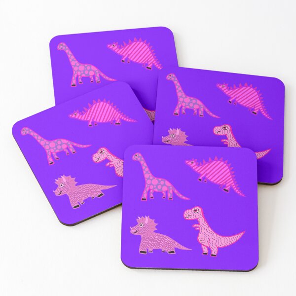 Item preview, Pink dinosaurs  designed and sold by CatJohnCranston.