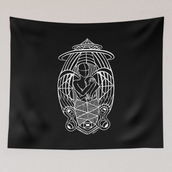 Item preview, Give Someone a Hug (White Line) designed and sold by MegasaurusArt.