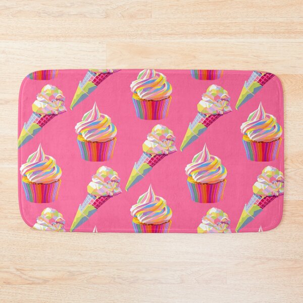 Item preview, Colorful Ice Creams Wpap Pop Art Pattern Pink background designed and sold by ahmadnusyirwan.