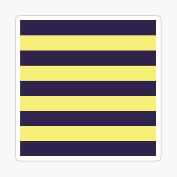 Item preview, Medium NAVY BLUE and YELLOW Horizontal STRIPES designed and sold by RachelMacht.