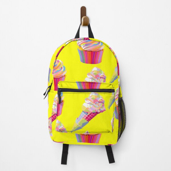 Item preview, Colorful Ice Creams Wpap Pop Art Pattern Yellow background designed and sold by ahmadnusyirwan.