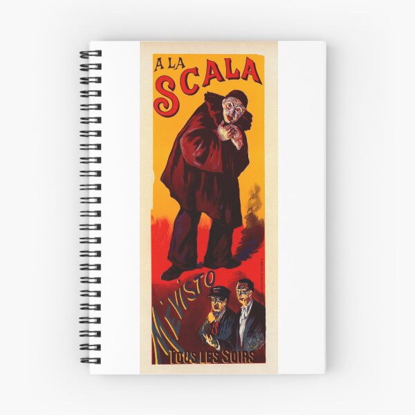 Item preview, Reproduction Vintage poster "A La Scala Mevisto Tous Les Soirs" designed and sold by BillyBernie.