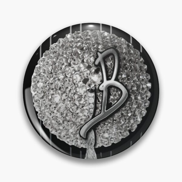 Item preview, Letter B - Burlesque Pastie Tassel Silver designed and sold by Xarah.