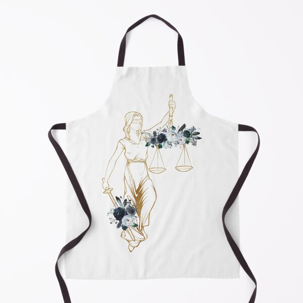 Item preview, Lady Justice Floral Print designed and sold by Lawandmedical.