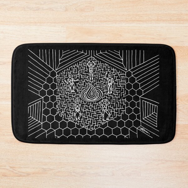 Item preview, Network Escapade (White Line) designed and sold by MegasaurusArt.