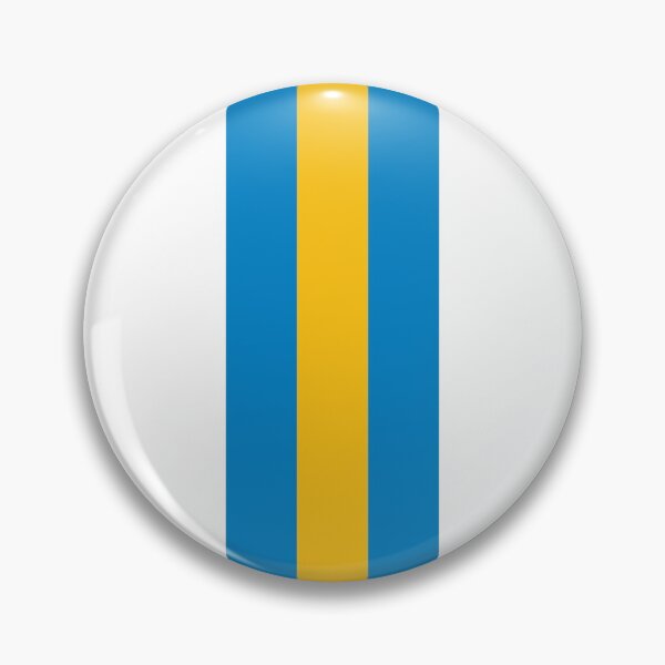 Item preview, Retro American Football Stripes LA White, Blue, Yellow designed and sold by Sporting Colour.