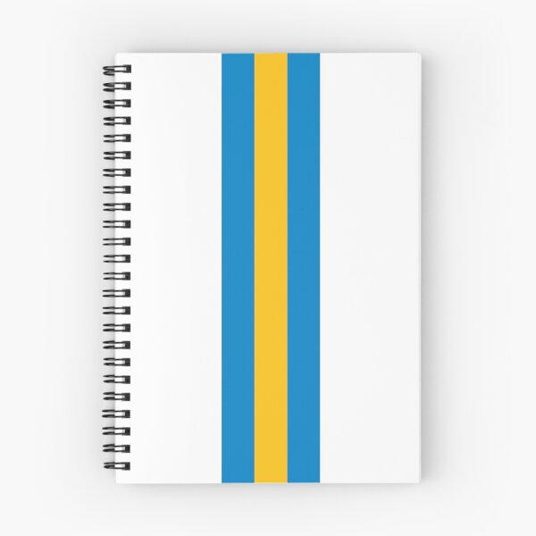 Item preview, Retro American Football Stripes LA White, Blue, Yellow designed and sold by Sporting Colour.