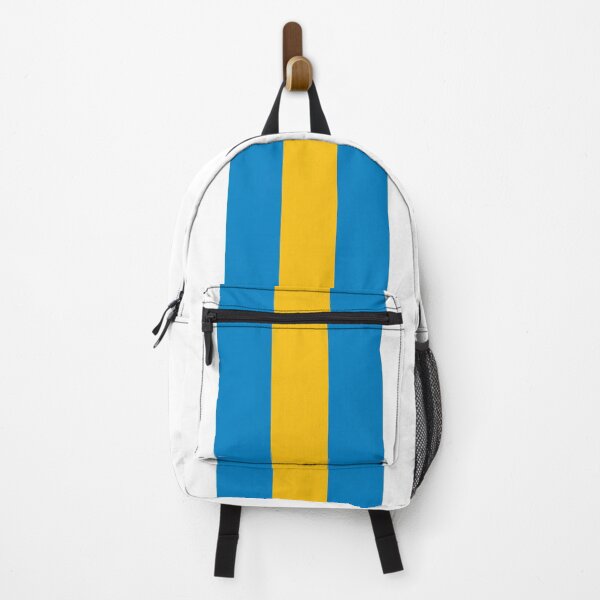 Item preview, Retro American Football Stripes LA White, Blue, Yellow designed and sold by Sporting Colour.