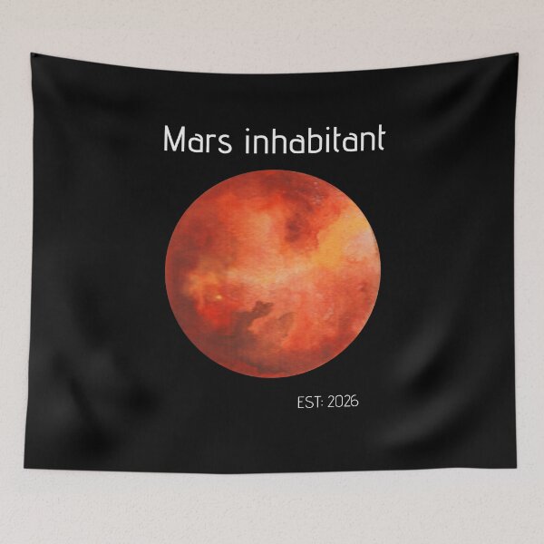 Item preview, Mars inhabitant - Space lovers designed and sold by HobbiesAndFun.