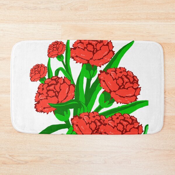 Item preview, Red carnations, red carnations designed and sold by María Ángeles Conesa Artés.
