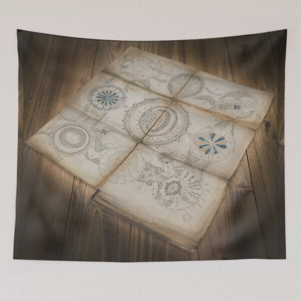 Item preview, The Voynich Manuscript f86v Rosette Foldout designed and sold by Try-It.