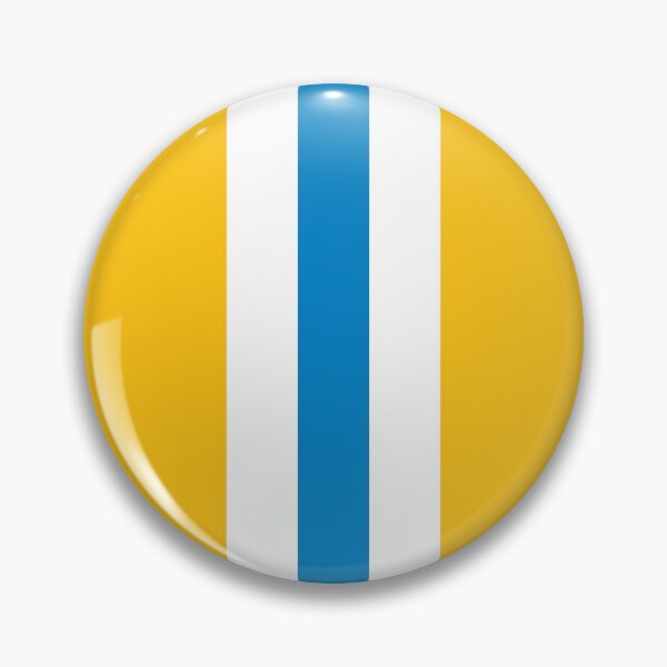 Item preview, Retro American Football Stripes LA Yellow, White, Blue designed and sold by Sporting Colour.