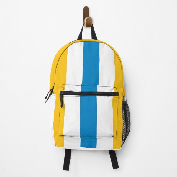 Item preview, Retro American Football Stripes LA Yellow, White, Blue designed and sold by Sporting Colour.