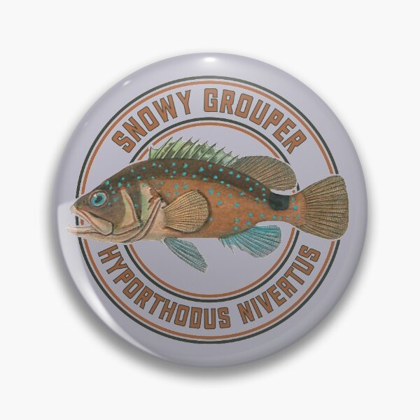 Item preview, Snowy Grouper Sea Fish Fishing Angling Gulf of Mexico Caribbean designed and sold by TheAplus.