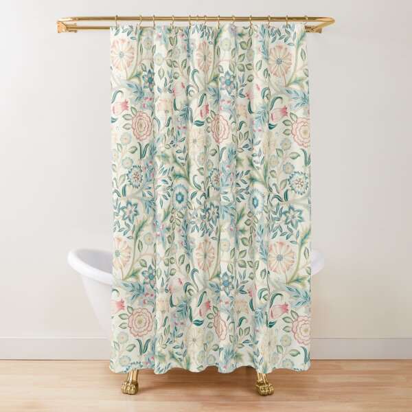 Bathroom Polyester Fabric Shower Curtain Set Frida Kaklo Floral Exotic Portrait 