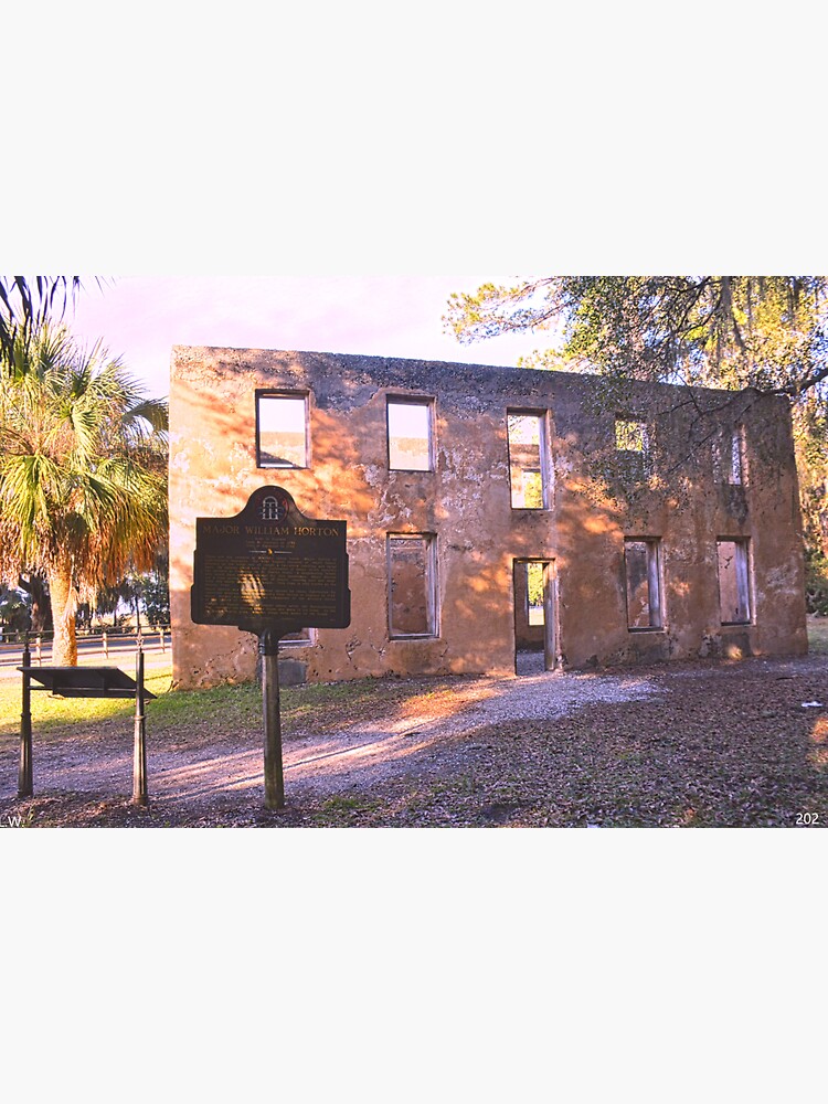 Thumbnail 3 of 3, Sticker, Historic Horton House designed and sold by LisaWootenPhoto.