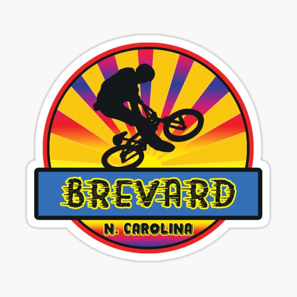 Item preview, MOUNTAIN BIKE BREVARD NORTH CAROLINA BIKING MOUNTAINS designed and sold by DESTINATIONS DECAL.