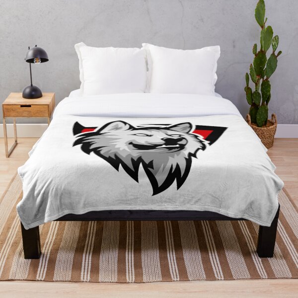 Aperçu de l'œuvre Tête de loup visage de loup blanc bouclier créée et vendue par Natmals.