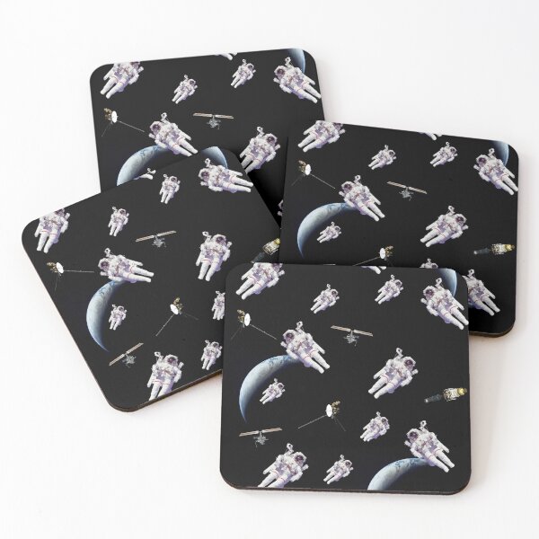 Item preview, Space Junk - NASA photography patter designed and sold by Organic Creeps.