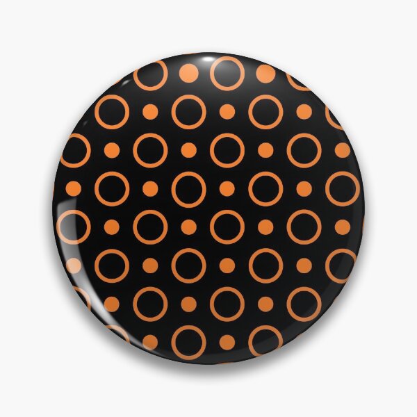 Artikelvorschau, Orange und schwarze Kreise und Tupfen entworfen und verkauft von lornakay.
