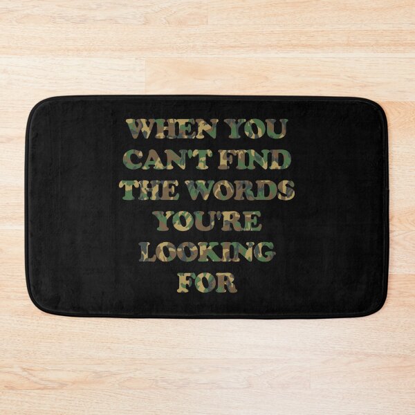 Item preview, When You Can't Find The Words You're Looking For designed and sold by Chefkeep.