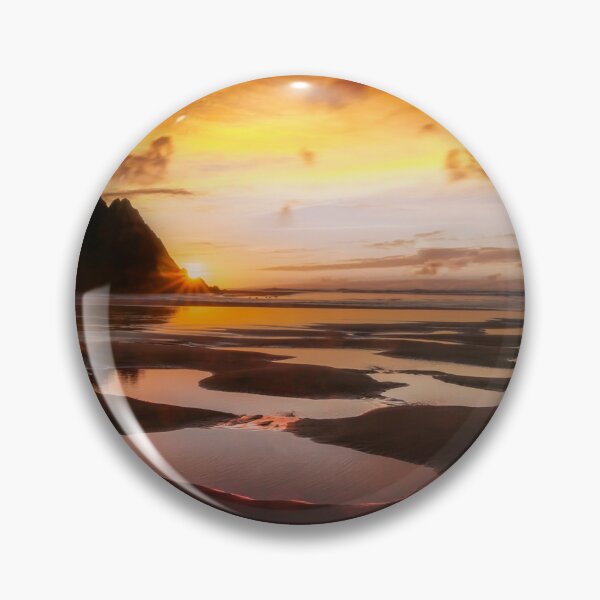 Item preview, Three Cliffs Bay sunrise designed and sold by Leighton Collins.