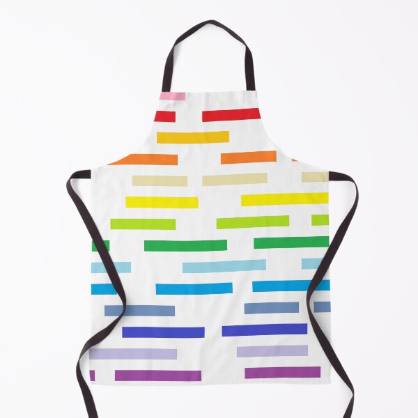 Item preview, Broken Broader Spectrum Rainbow and White Stripes  designed and sold by lornakay.