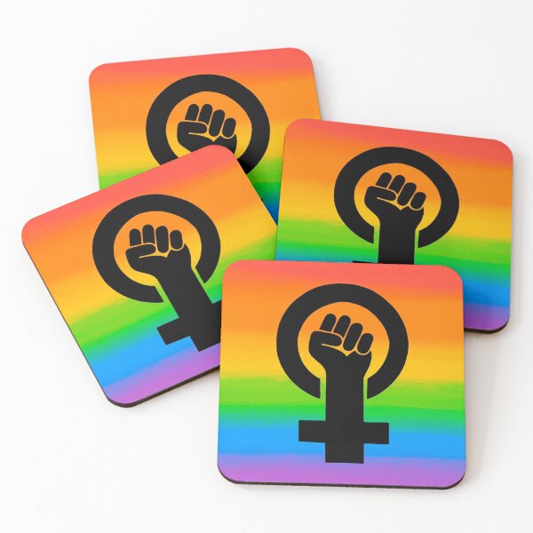 Artikelvorschau, Homosexuell Stolz Regenbogen feministische Faust entworfen und verkauft von pugmom4.